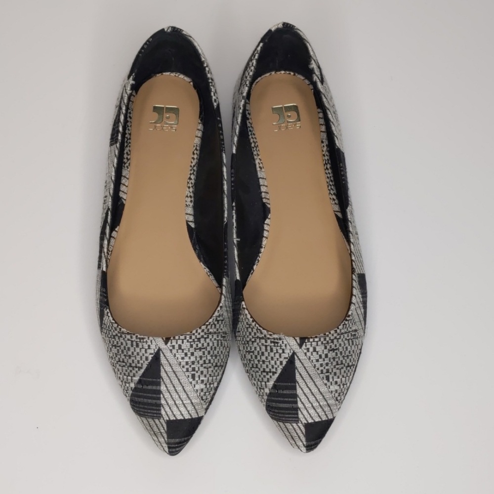 Joe's Jeans Flats Size 8 Black & White